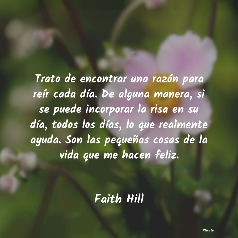 Frases de Faith Hill