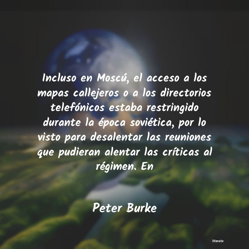 frases de Peter Burke
