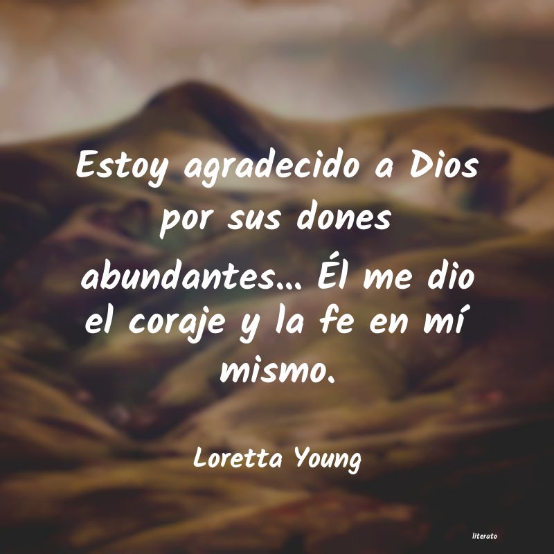 Frases de Loretta Young