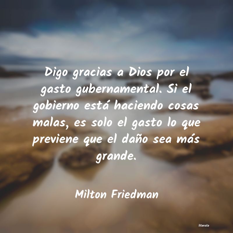 frases de Milton Friedman