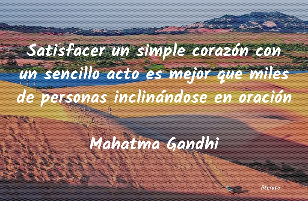 frases de Mahatma Gandhi