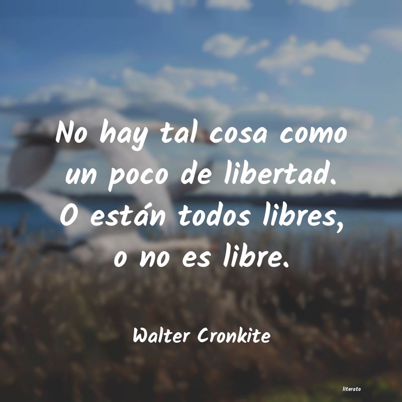 frases de Walter Cronkite