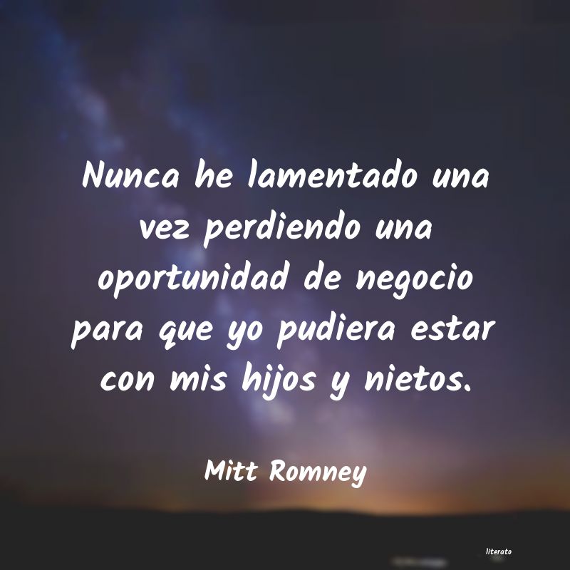 Frases de Mitt Romney