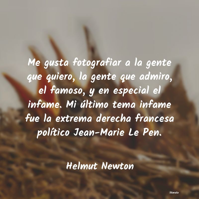 Frases de Helmut Newton