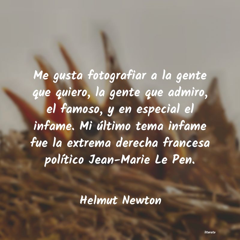 frases de Helmut Newton