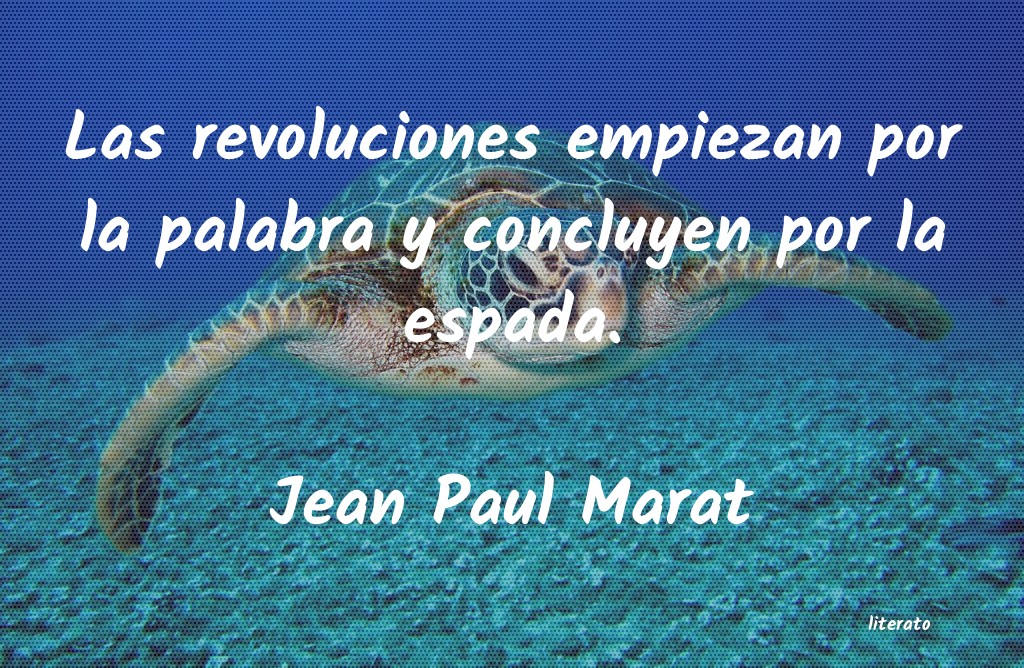 Frases de Jean Paul Marat