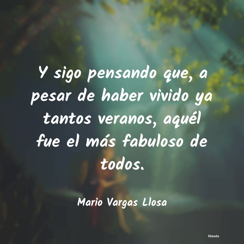 frases de Mario Vargas Llosa