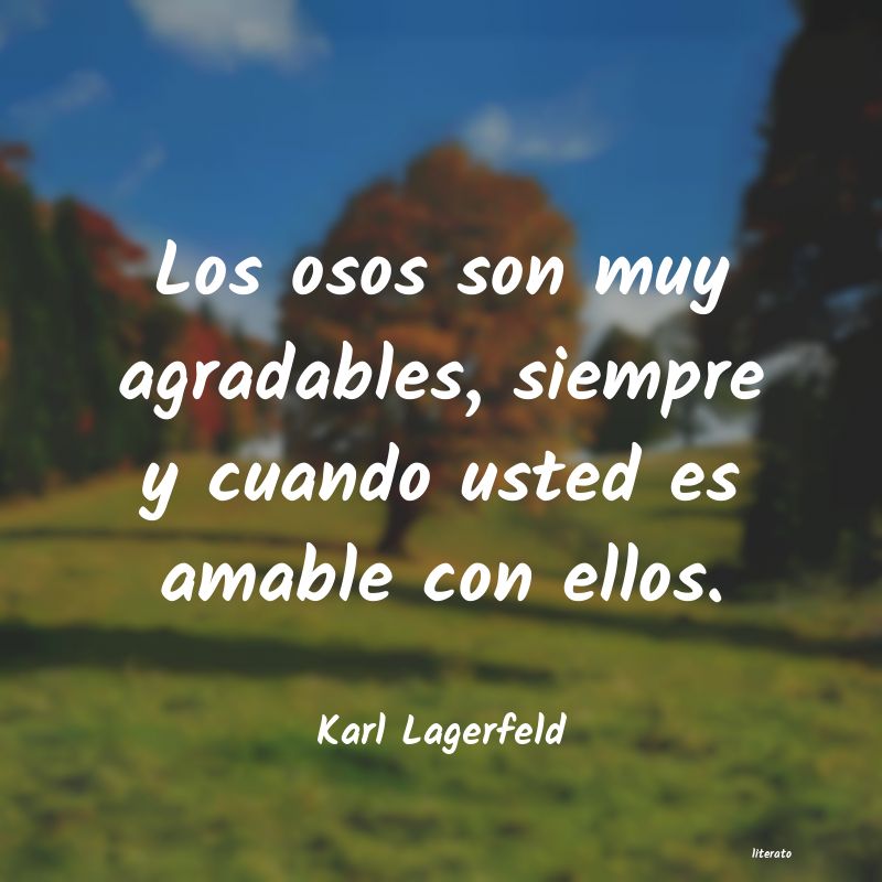 frases de Karl Lagerfeld