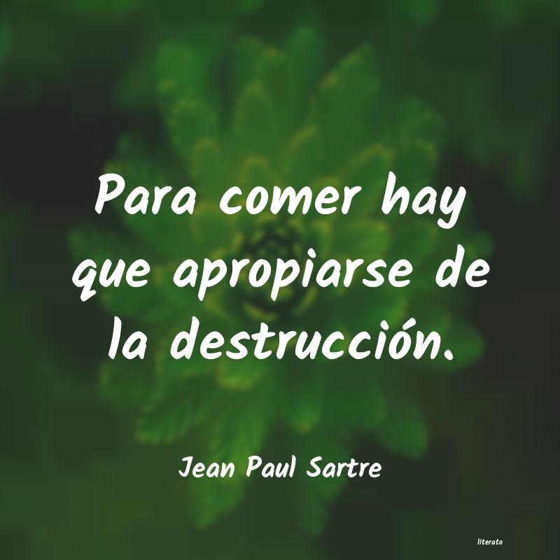 frases de Jean Paul Sartre