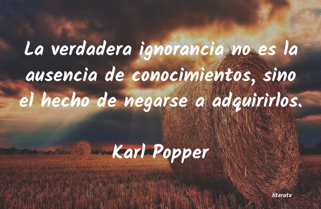 Frases de Karl Popper