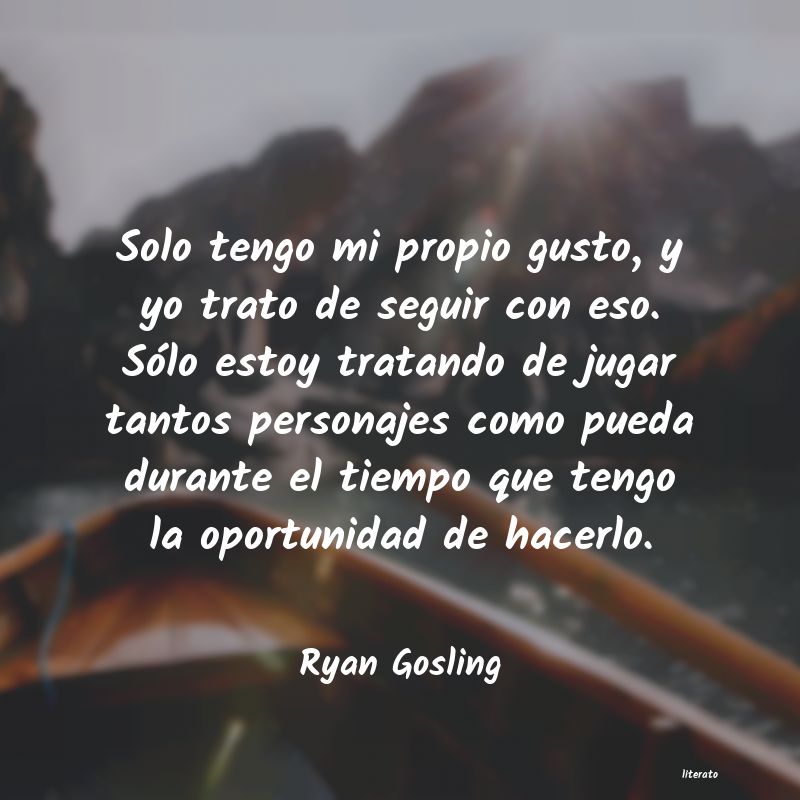 frases de Ryan Gosling