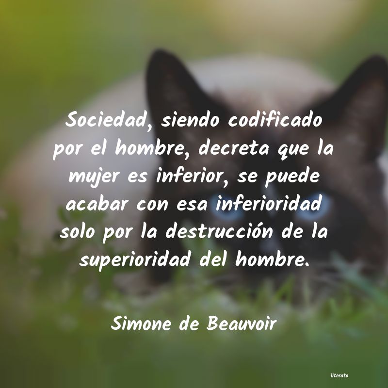 Frases de Simone de Beauvoir