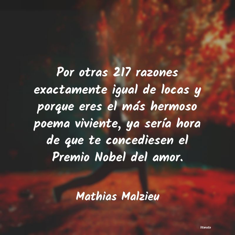 frases de Mathias Malzieu