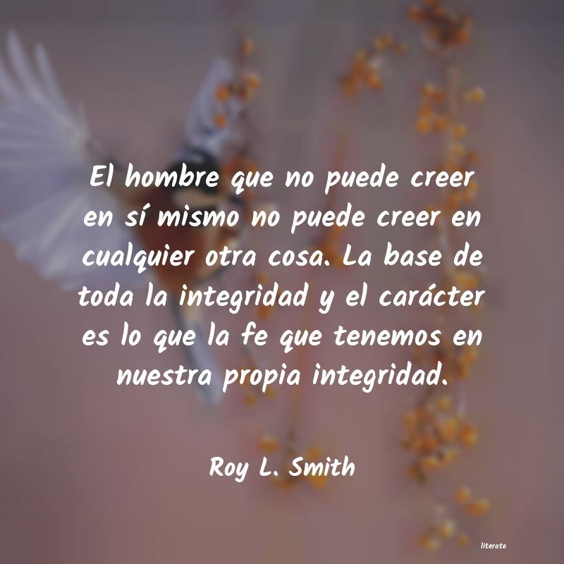 frases de Roy L. Smith