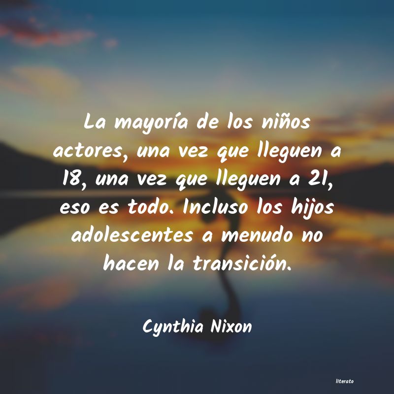 Frases de Cynthia Nixon