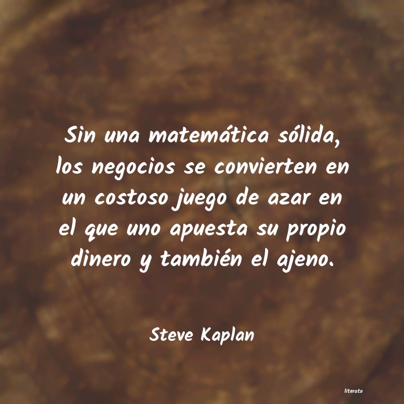 Frases de Steve Kaplan