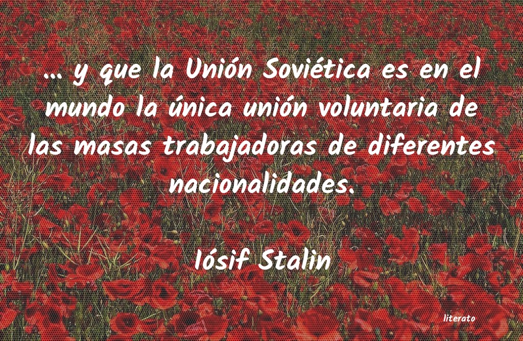 frases de Iósif Stalin