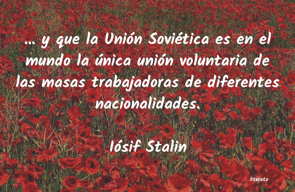 Frases de Iósif Stalin