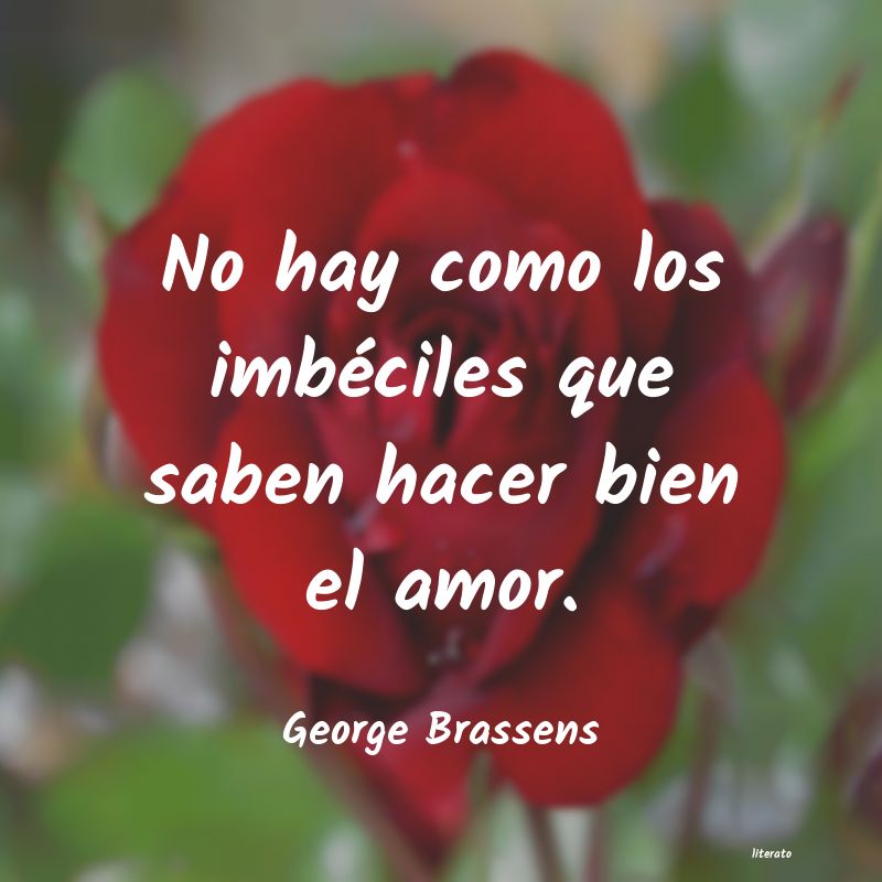 frases de George Brassens