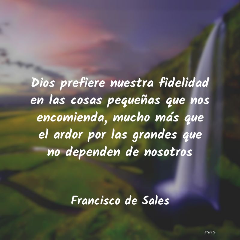 frases de Francisco de Sales