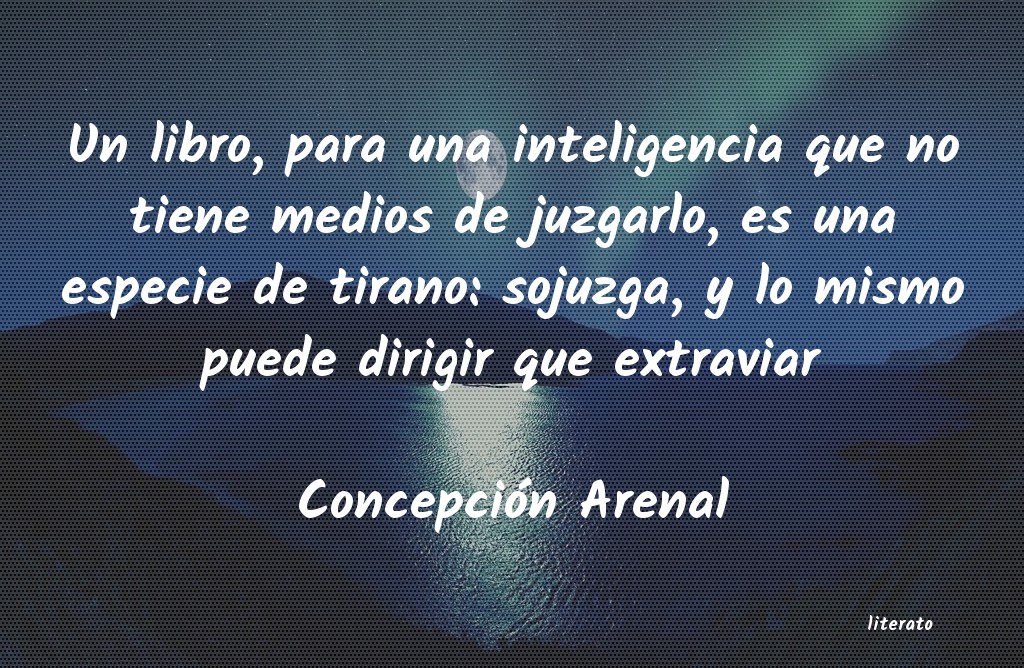 frases de Concepción Arenal