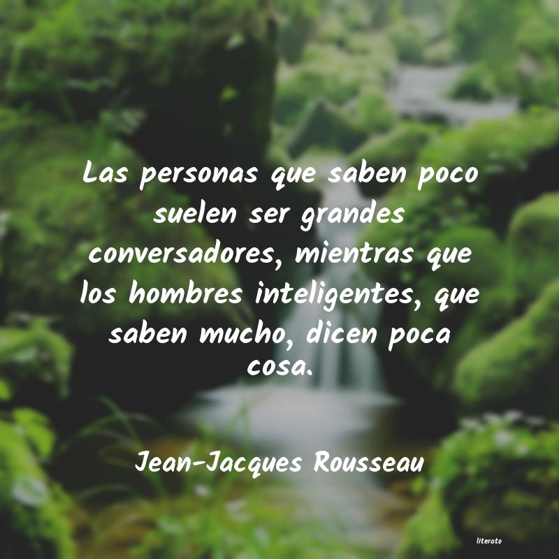 frases de Jean-Jacques Rousseau
