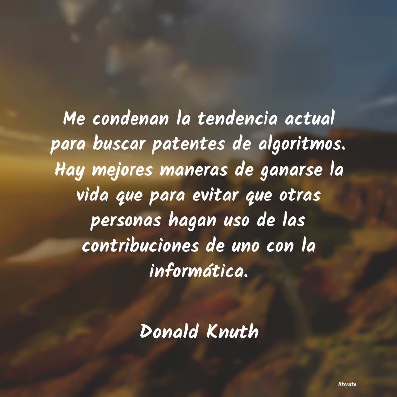 Frases de Donald Knuth