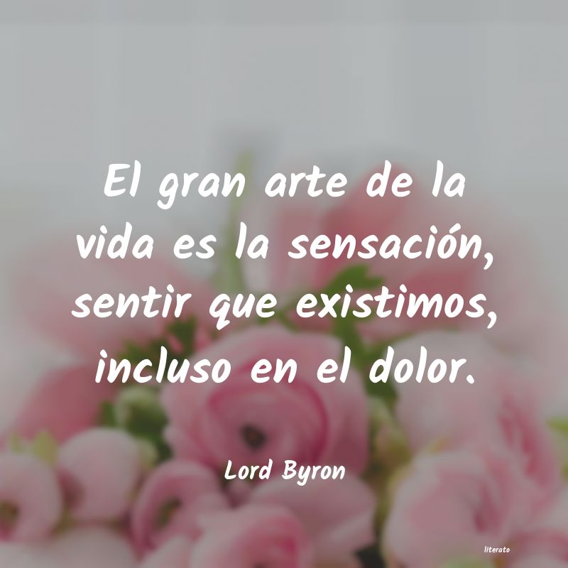 frases de Lord Byron
