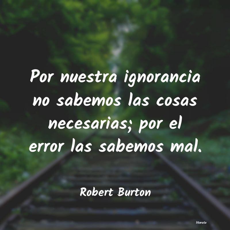 Frases de Robert Burton