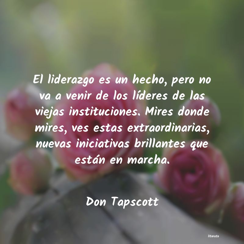 Frases de Don Tapscott
