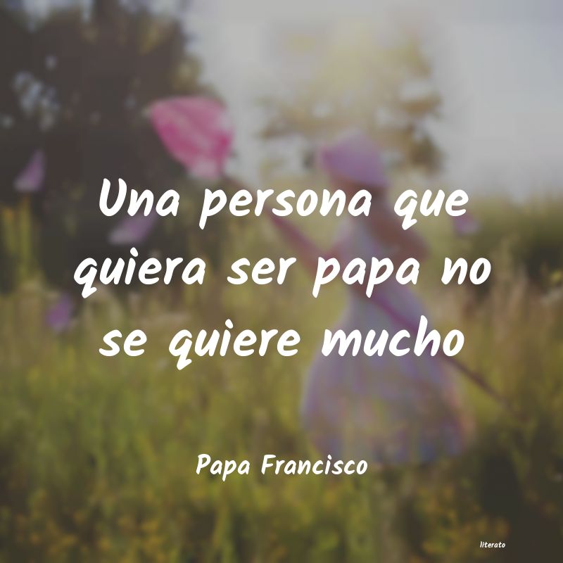 Frases de Papa Francisco