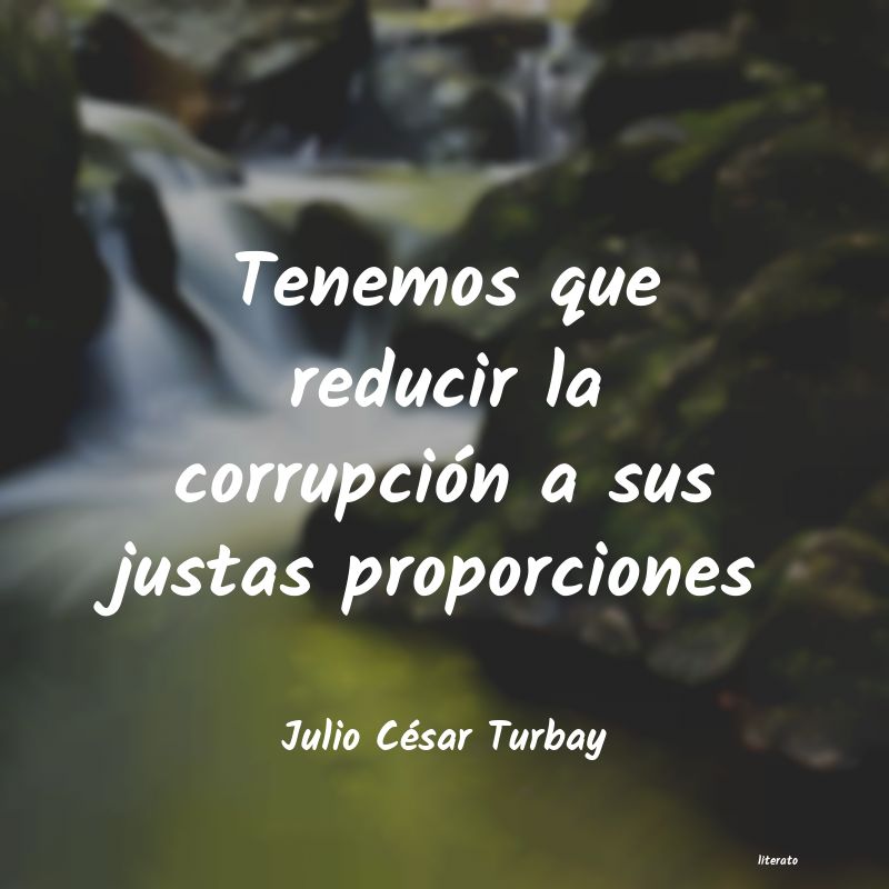 Frases de Julio César Turbay