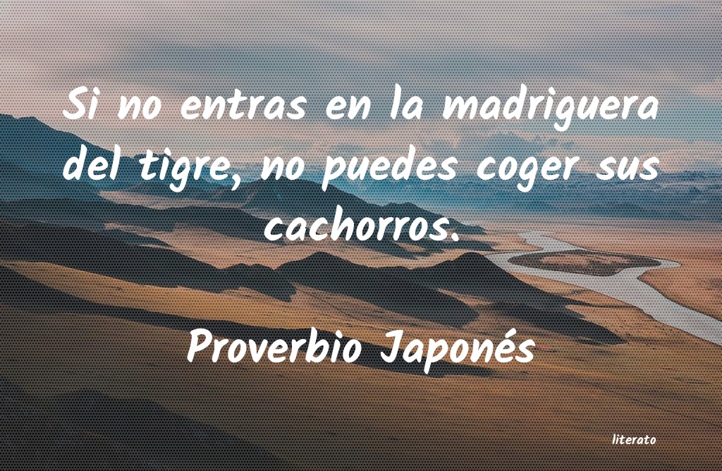 Frases de Proverbio Japonés