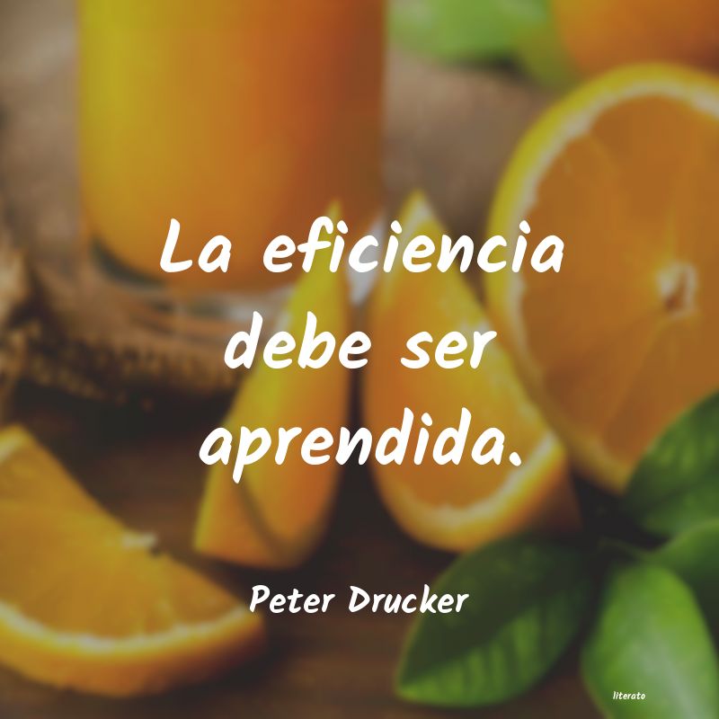 Frases de Peter Drucker