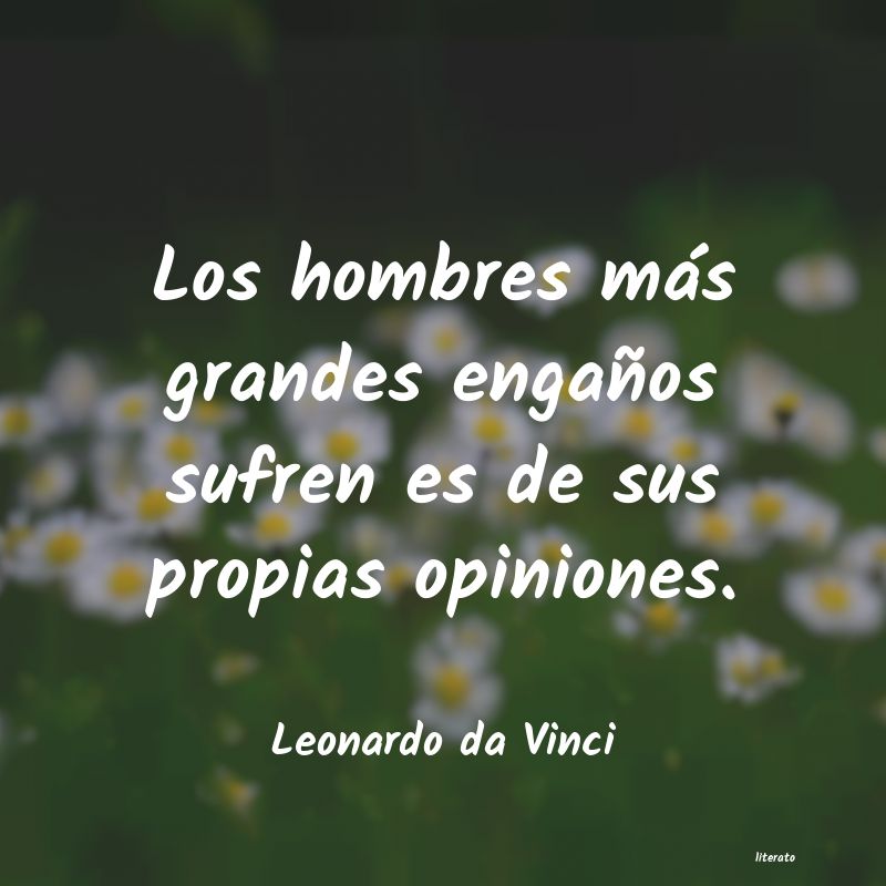 frases de Leonardo da Vinci