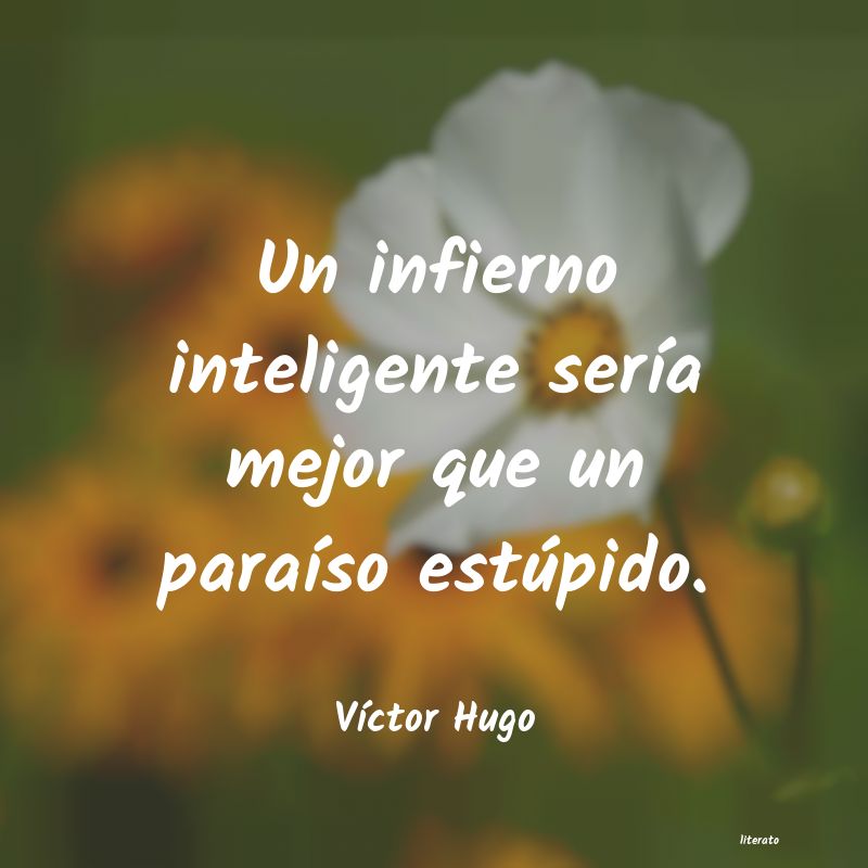 frases de VÃctor Hugo