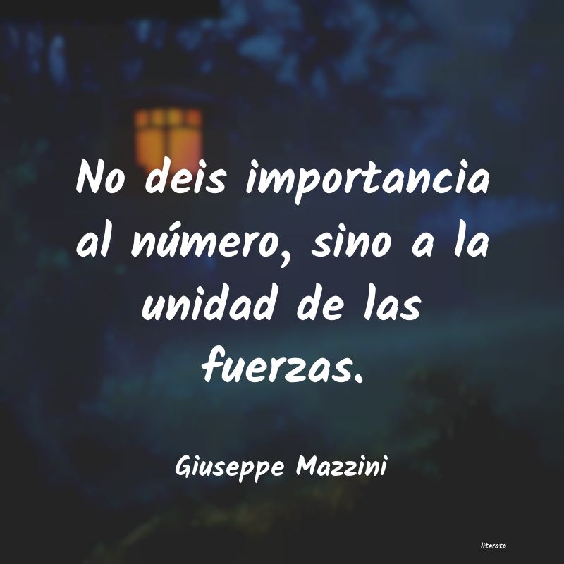 Frases de Giuseppe Mazzini