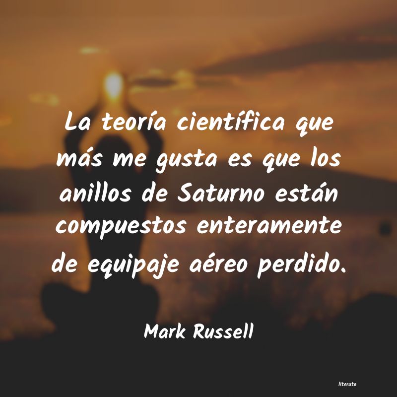Frases de Mark Russell