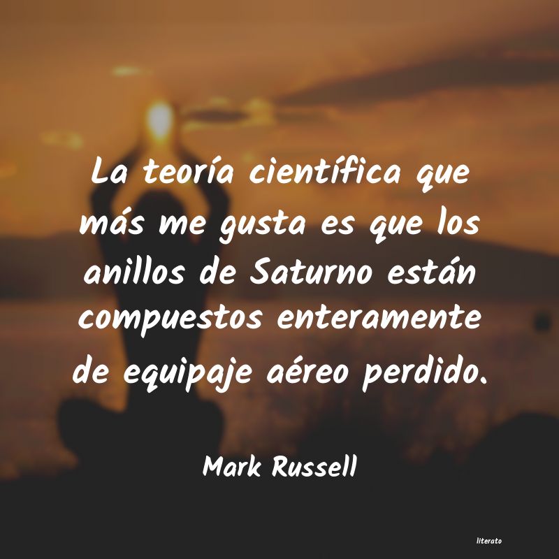 frases de Mark Russell