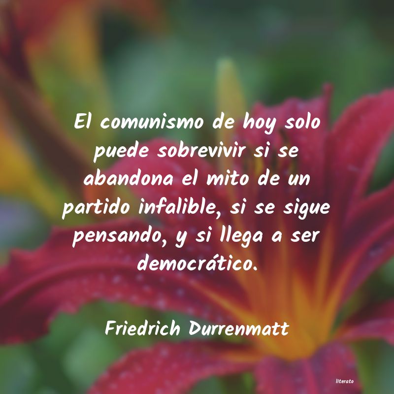 Frases de Friedrich Durrenmatt