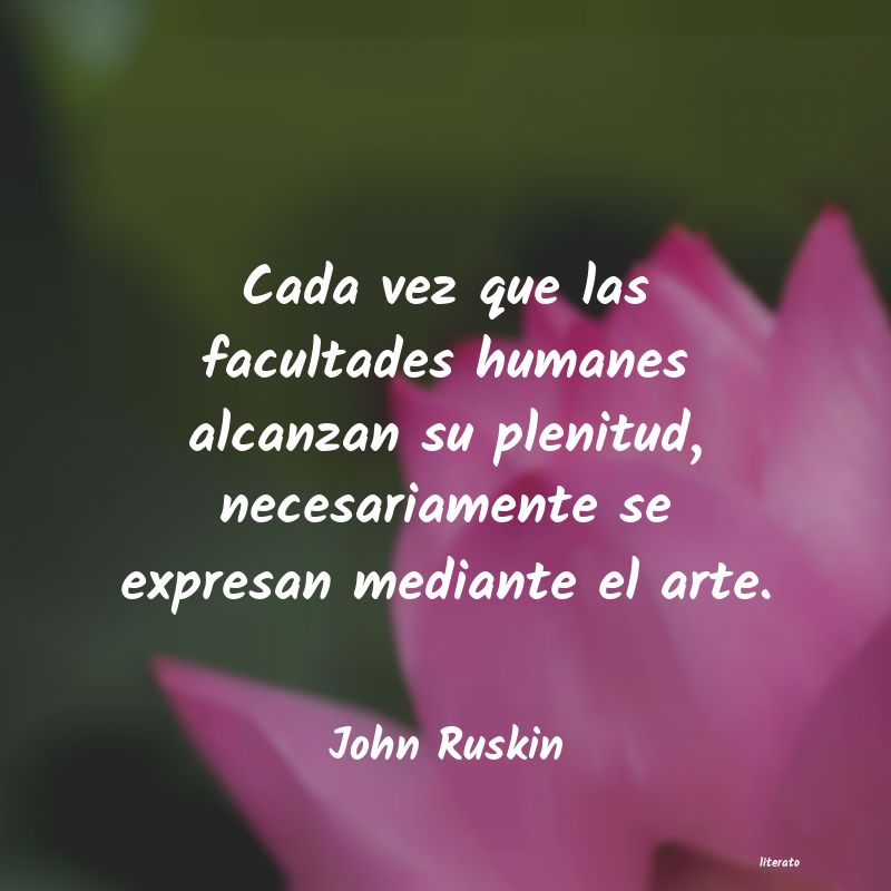 Frases de John Ruskin