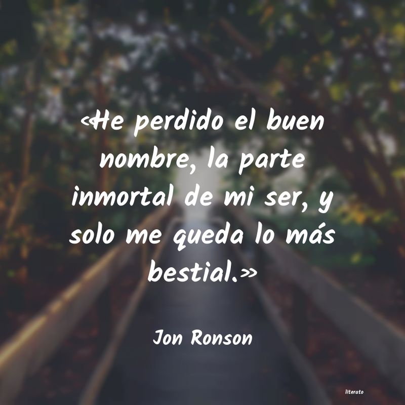 frases de Jon Ronson