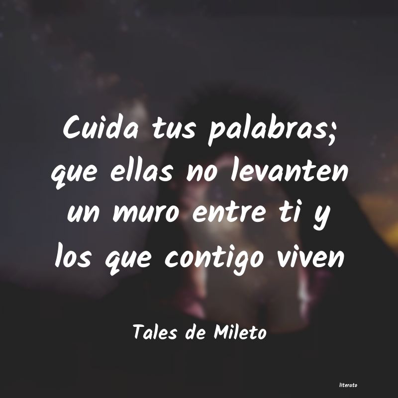 Frases de Tales de Mileto