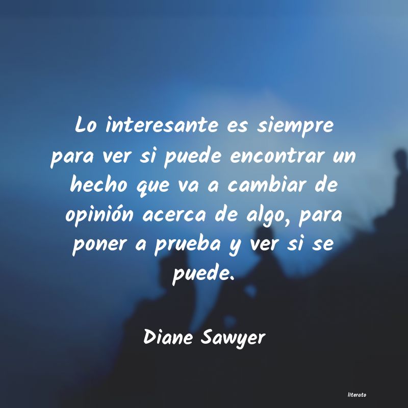 frases de Diane Sawyer
