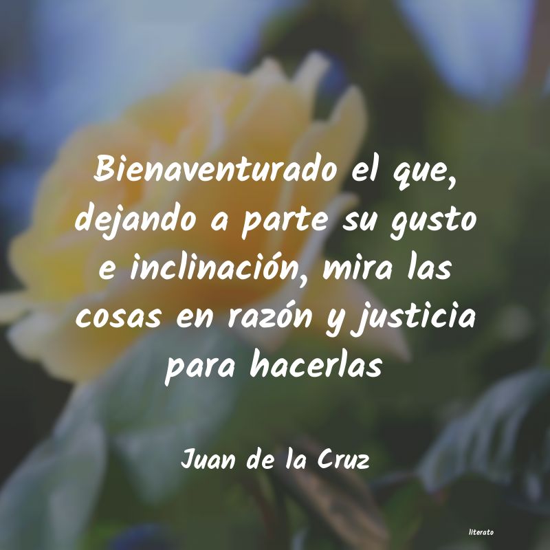 Frases de Juan de la Cruz