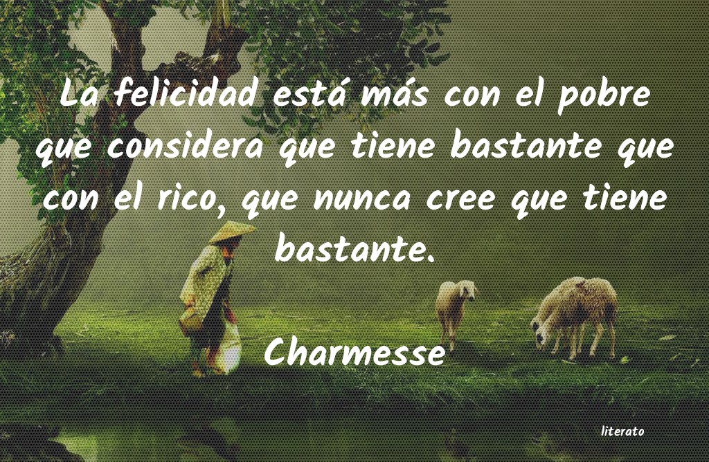 frases de Charmesse
