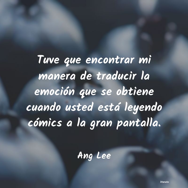 Frases de Ang Lee