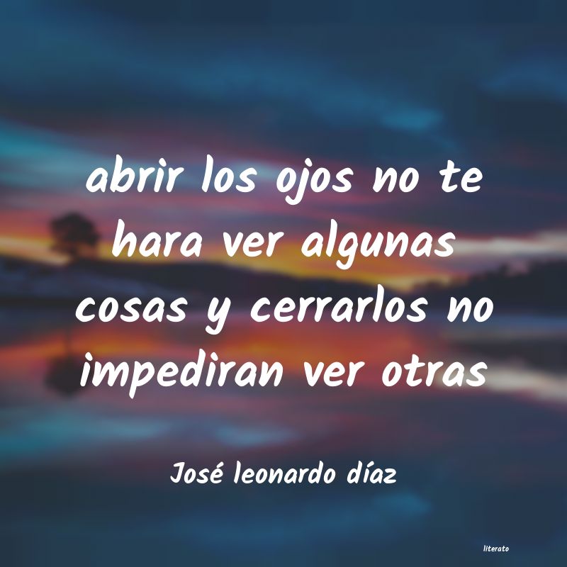 Frases de José leonardo díaz