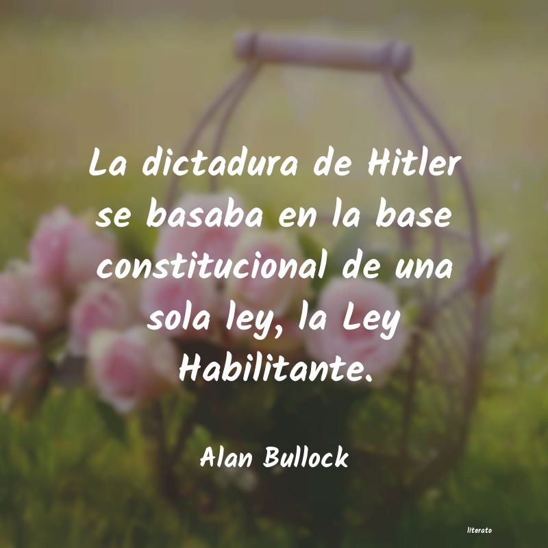 frases de Alan Bullock