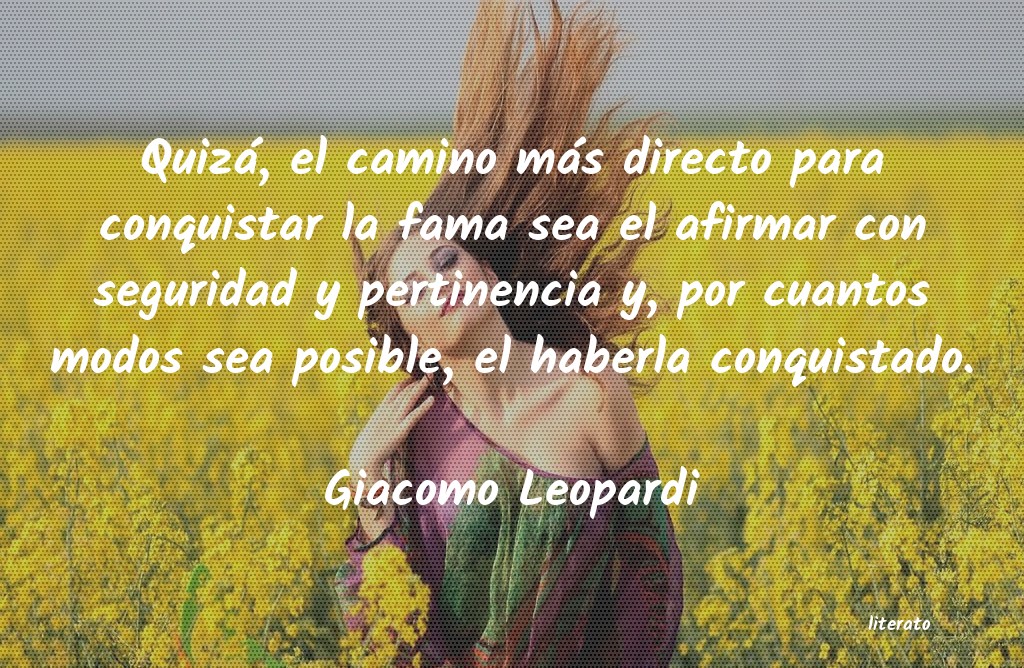 Frases de Giacomo Leopardi